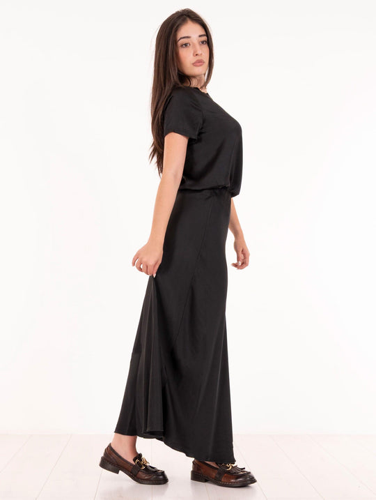 Gonna Lunga Daniele Fiesoli in Black Viscose