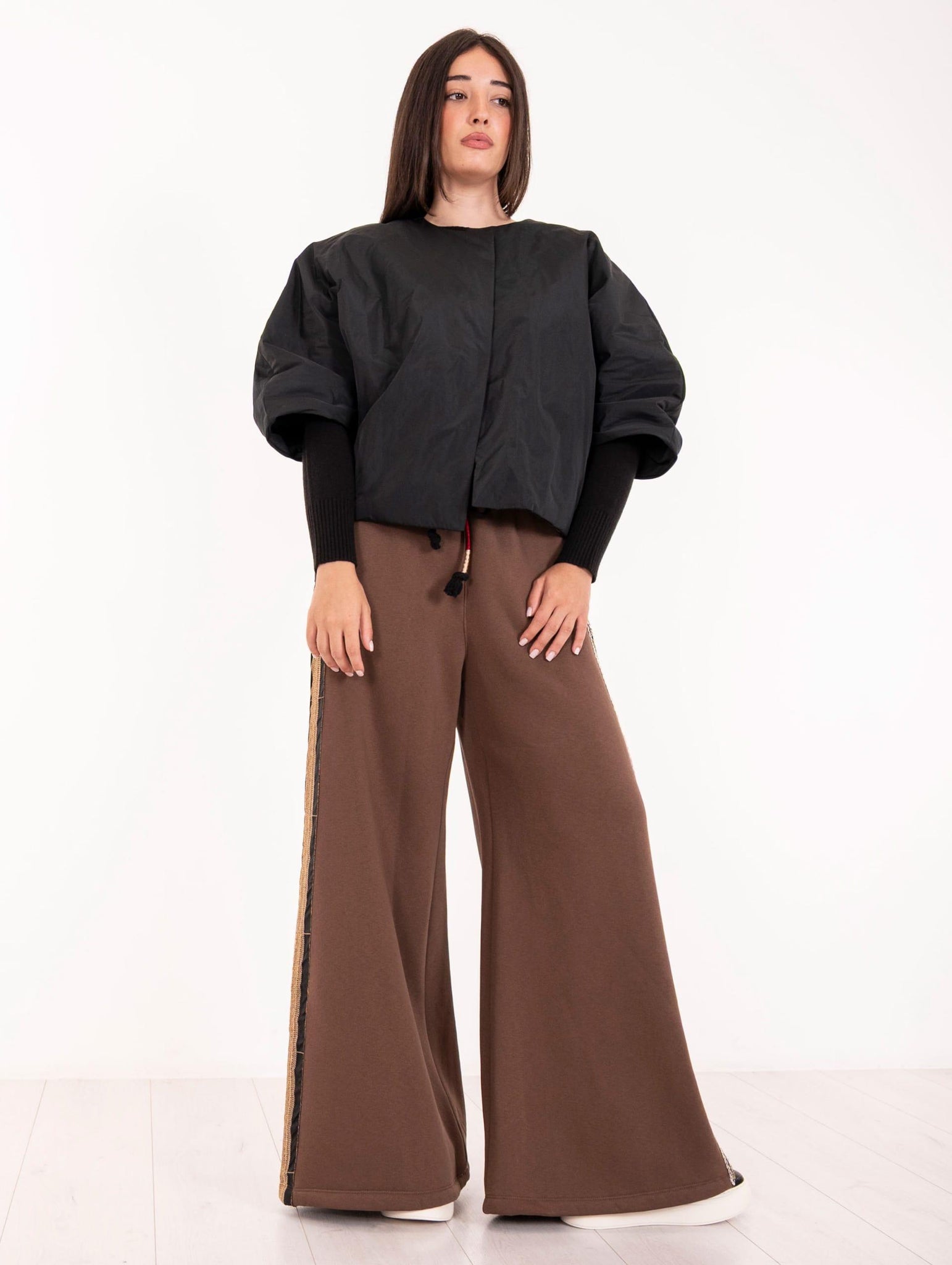 Giacca Meimeij in Tessuto Tecnico Nera M5FJ09100 Meimeij