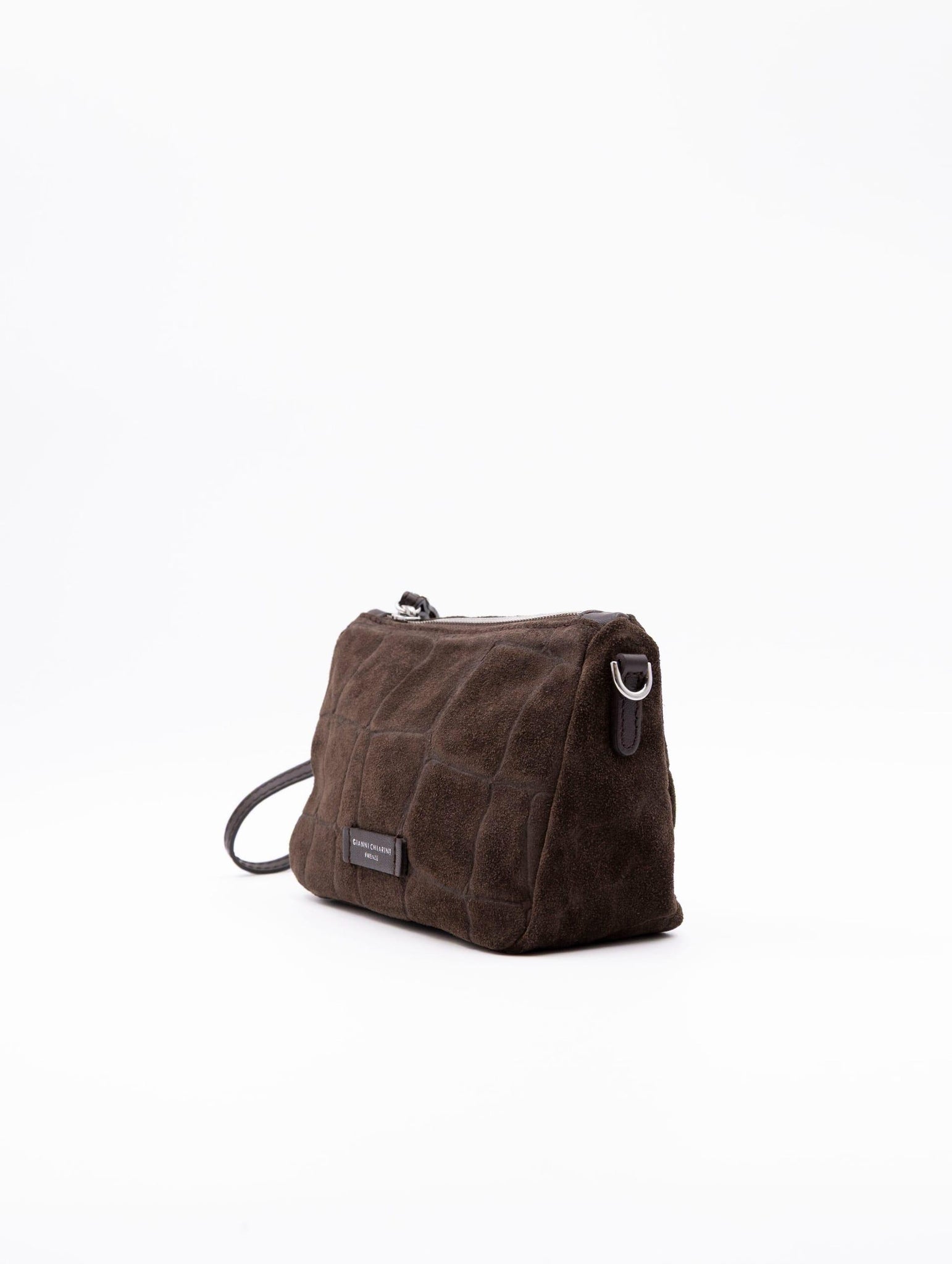 Minibag Nora Pouch Gianni Chiarini in Suede Cocco Moka BS10224CMCOCCO2107 Gianni Chiarini