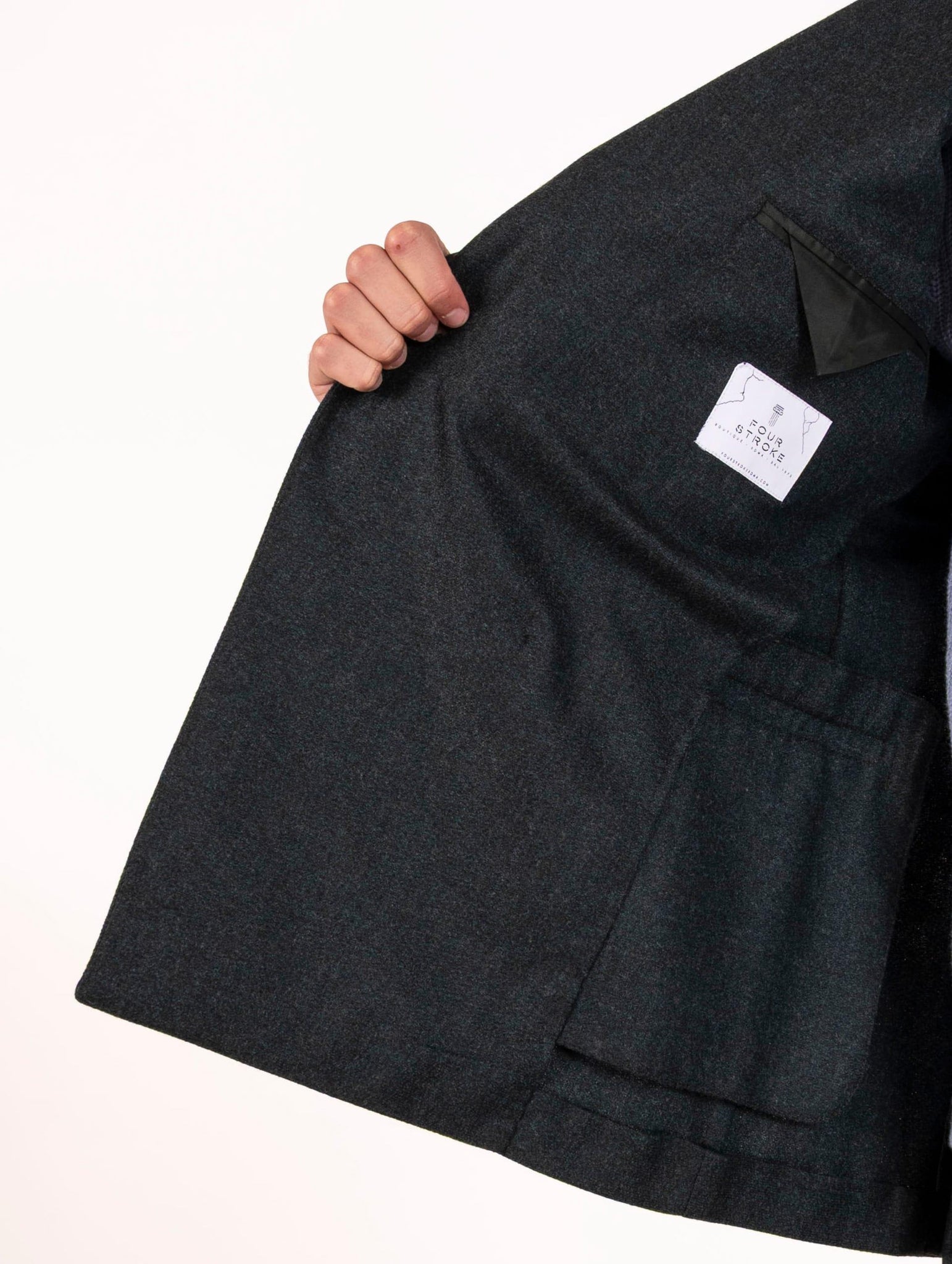 Abito Sartoriale Doppiopetto Four Stroke in Lana Vergine Verde APARIGI1/13105836 Four Stroke