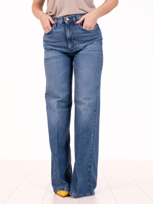Jeans West Don the Fuller in Denim Blu Medio