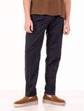 Myths Hose aus Fresco Wolle Navy