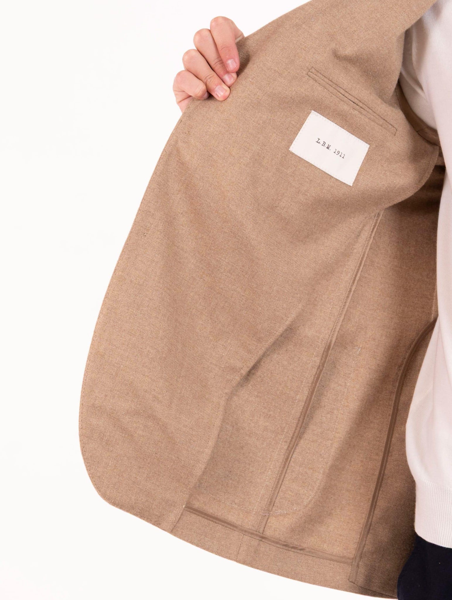 Giacca L.B.M. 1911 in Cotone Beige Melange 26925252703 L.B.M. 1911