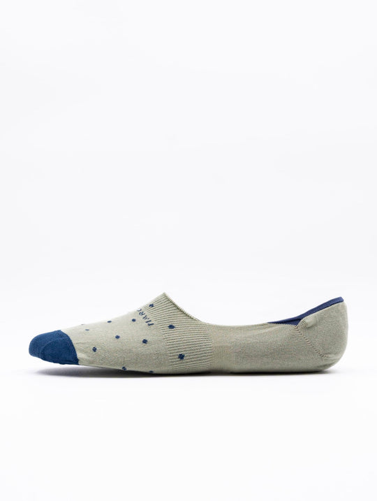 Fantasmini Marcoliani Invisible Touch in Cotone a Pois Grigio e Blu