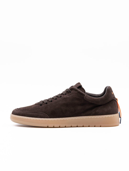 Sneakers Barracuda Guga in Camoscio Cioccolato