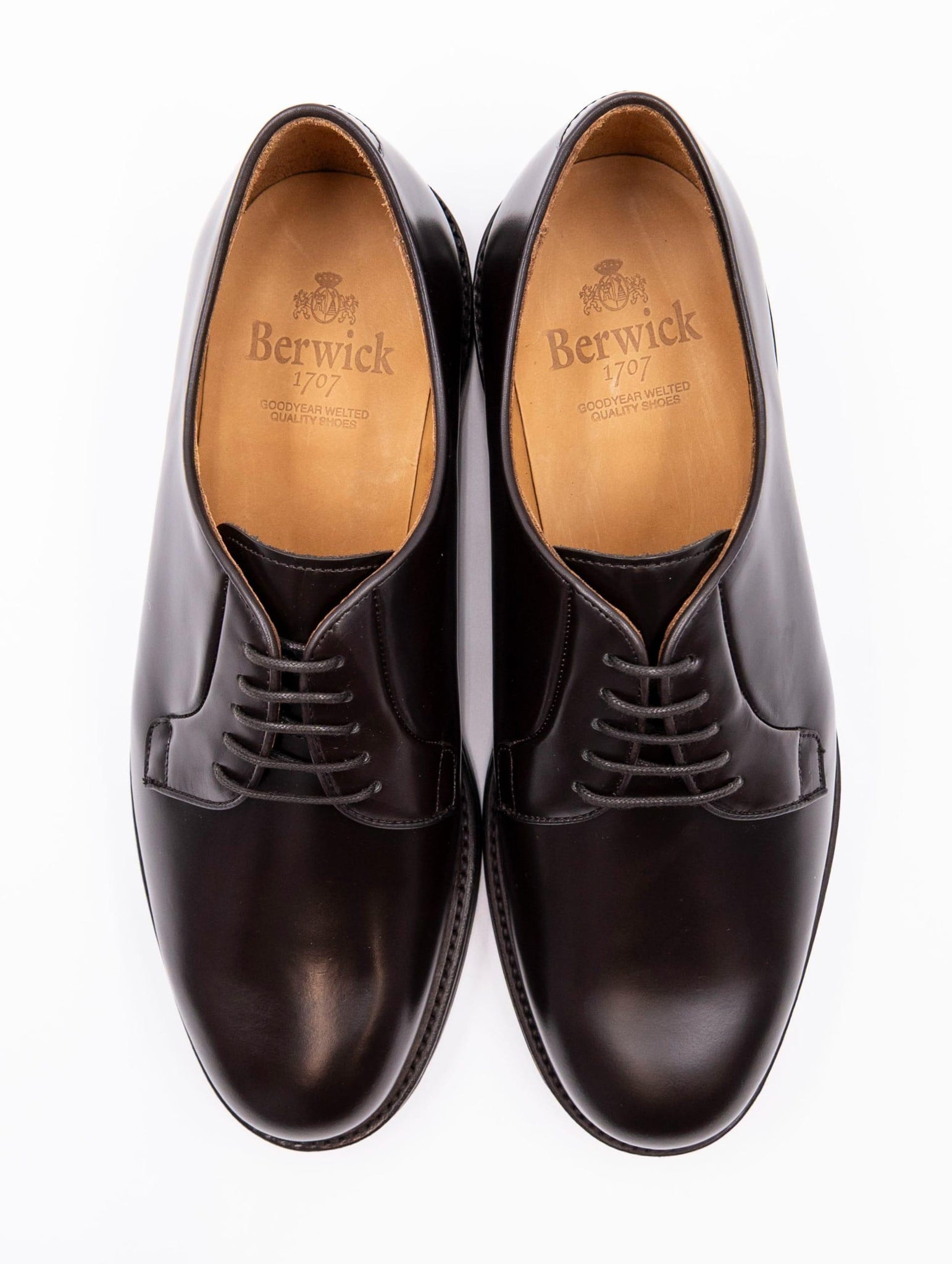 Derby Goodyear Berwick 1707 Pelle Marrone 4406HO234ANTIKEBANO Berwick 1707