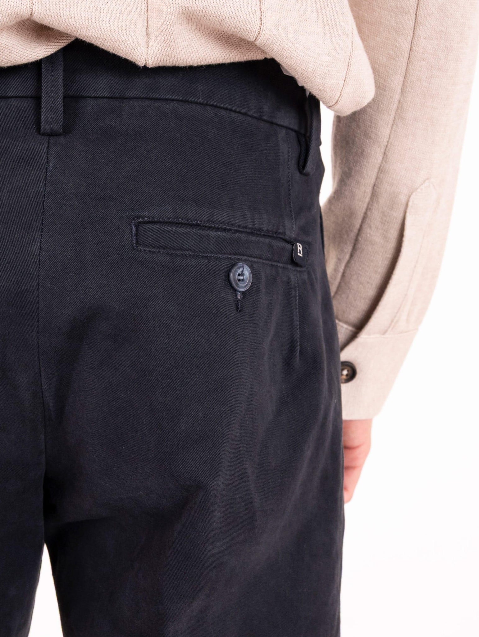 Pantalone Re-Hash in Cotone Blu P7012355ORBLSC Re-Hash