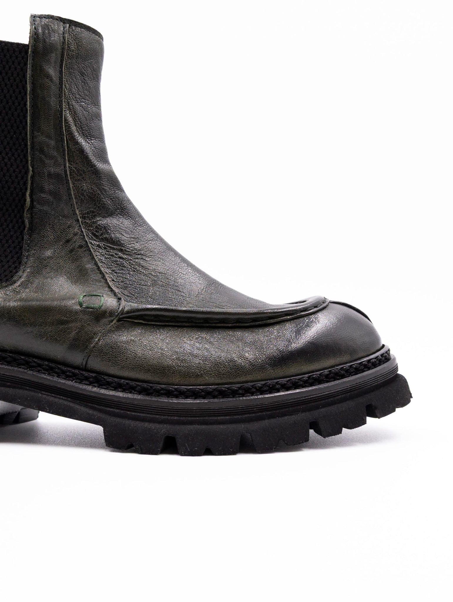 Beatles Four Stroke in Pelle Verde Foresta 35773/702 Four Stroke