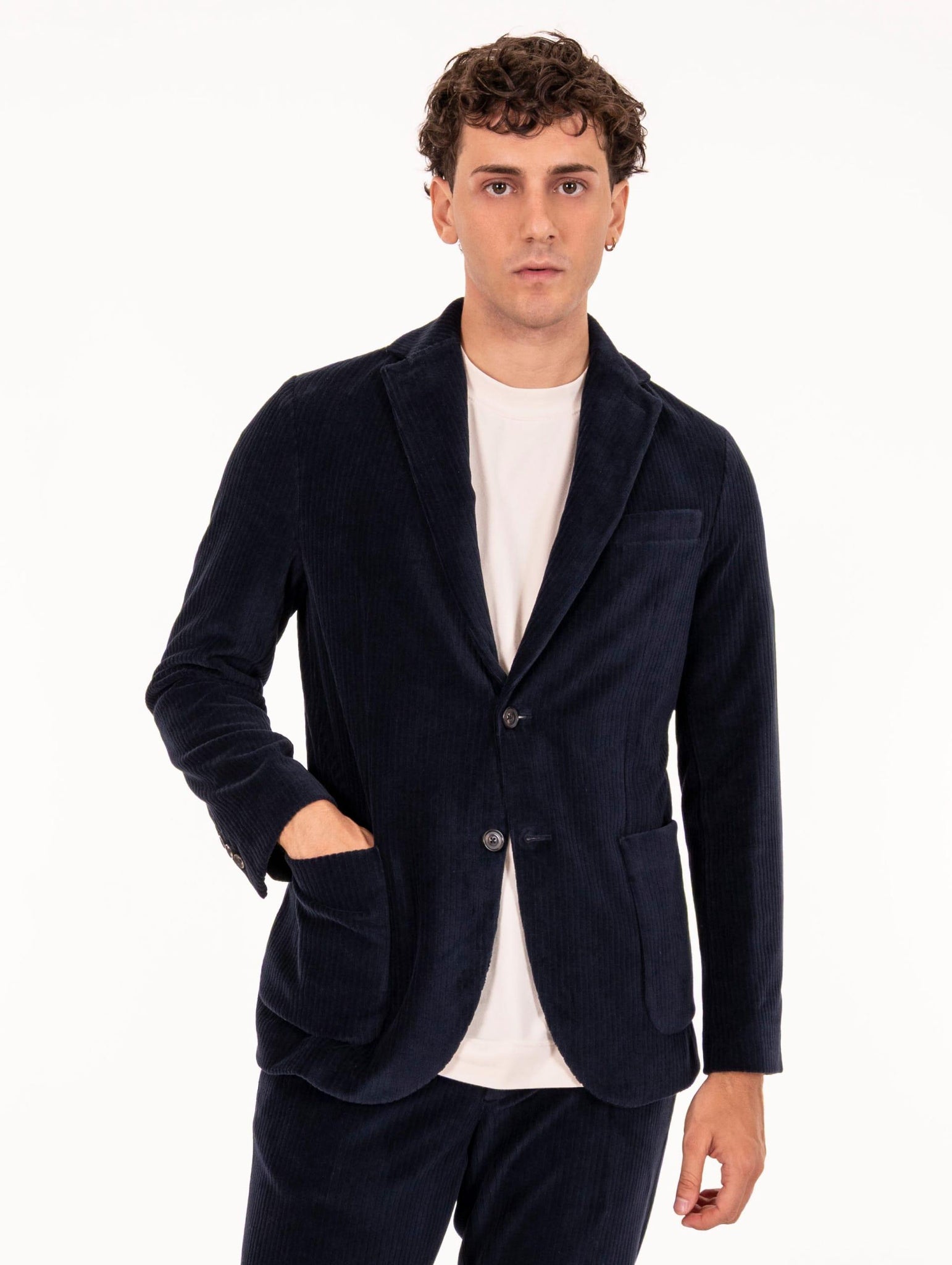 Giacca Circolo 1901 in Velluto a Coste Navy CN4961G0007 Circolo 1901