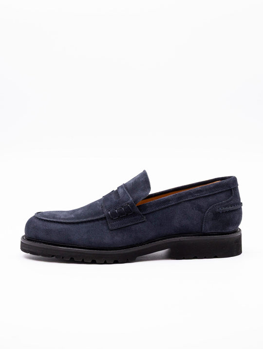 Berwick 1707 Loafer in Blue Suede