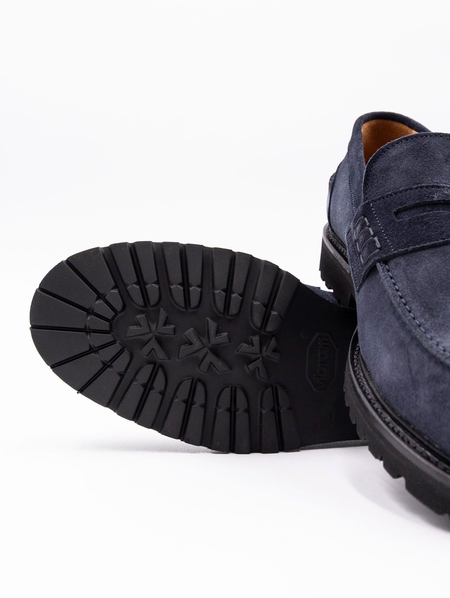 Mocassino Berwick 1707 in Suede Blu 5633HO768GORAINBLEU Berwick 1707