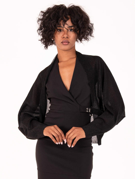 Coprispalle D.Exterior Lurex Nero