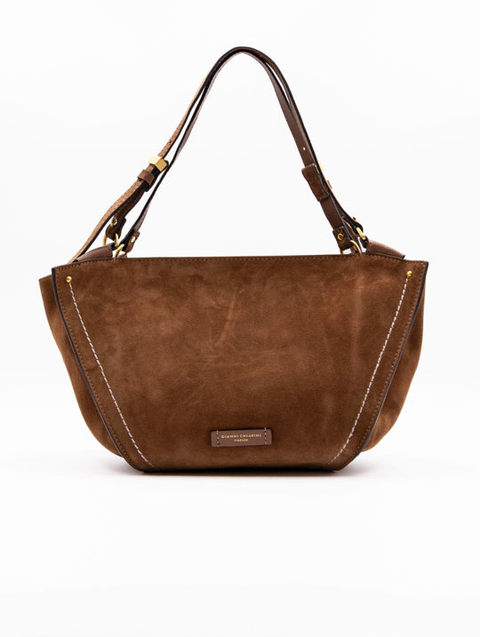 Borsa Bloom Gianni Chiarini in Suede Cognac