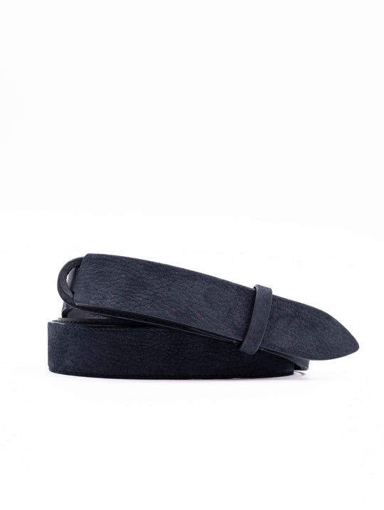 Cintura Nobuckle Orciani in Nabucco Blu Notte
