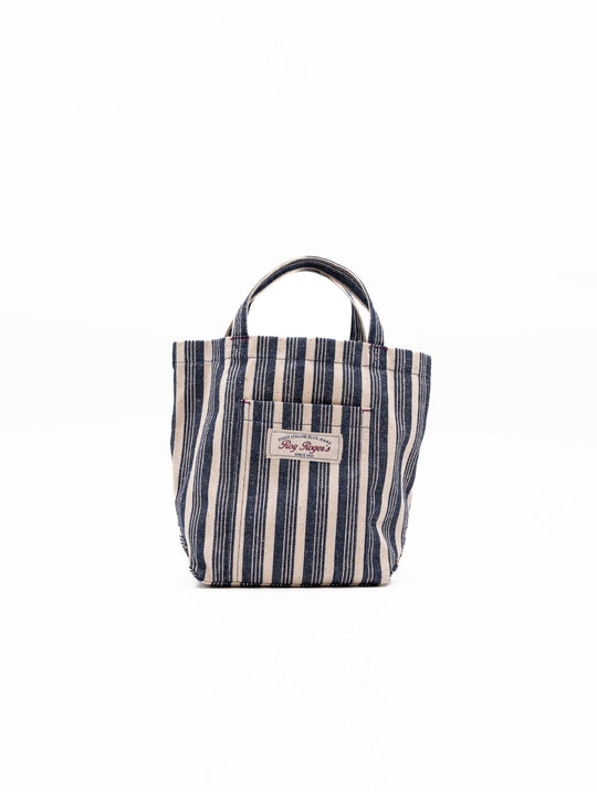 Tote Mignon Roy Roger's in Canvas Ecrù e Indigo