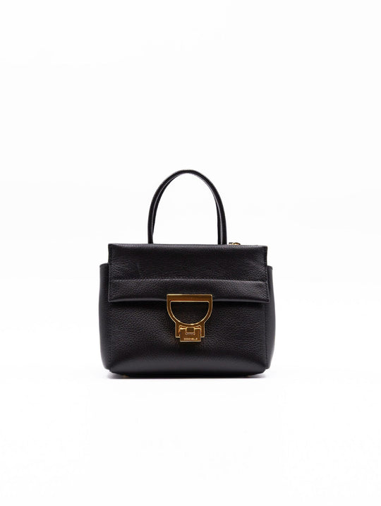 Borsa Arlettis Small Coccinelle in Pelle Nera