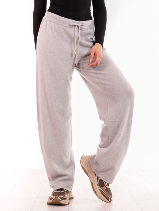 Pantalone Daniele Fiesoli in Lana e Cachemire Ghiaccio