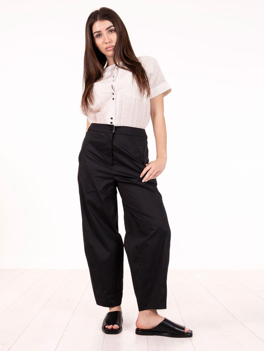 Jumpsuit Alessia Santi in Lino e Cotone Bianco e Navy