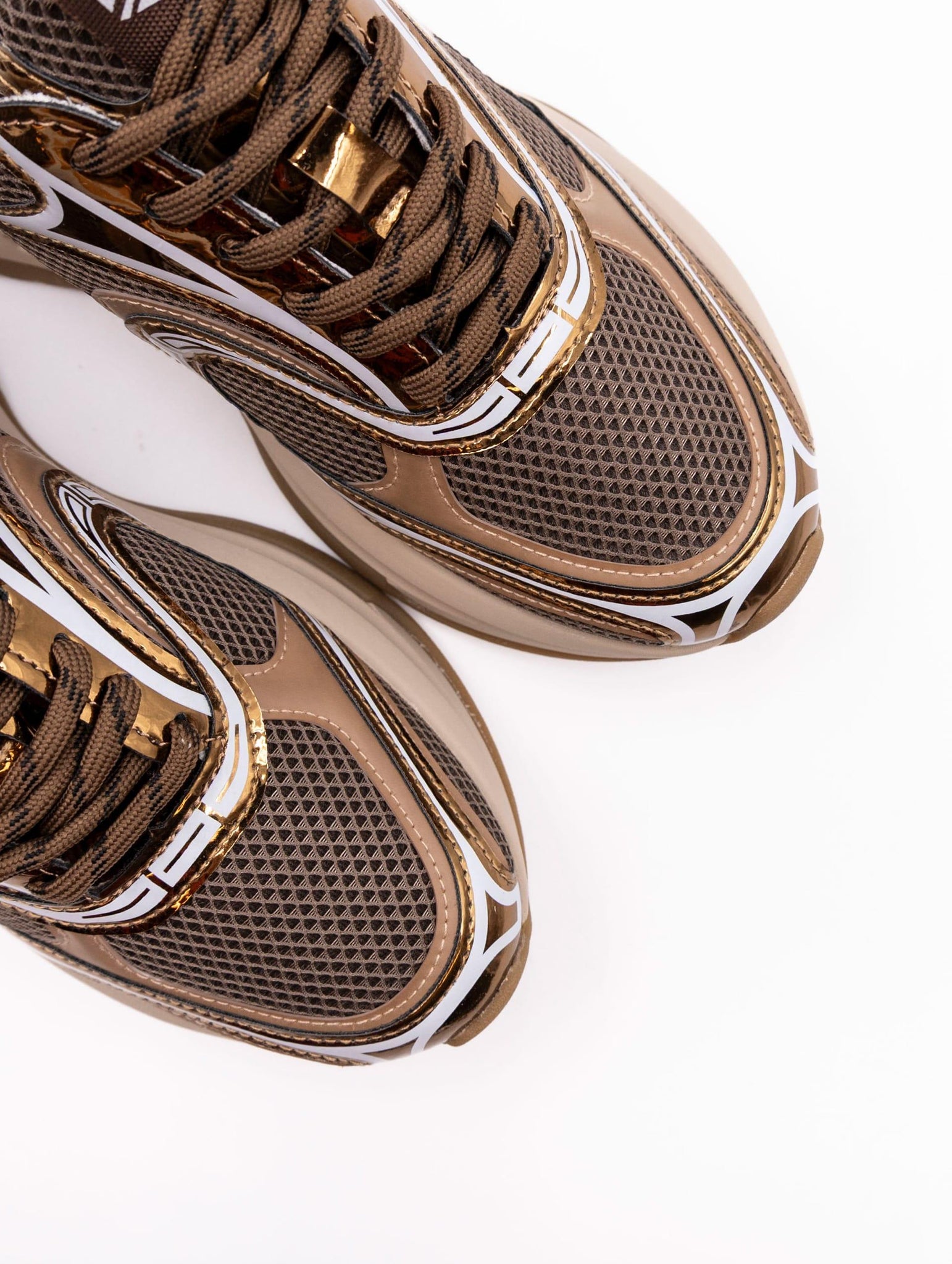 Sneakers Emanuelle Vee Bronzo e Marrone 452P-504-10-T16BRONZEBROWN Emanuelle Vee