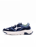 Sneaker W6YZ aus technischem Stoff und Wildleder in Blau und Navy