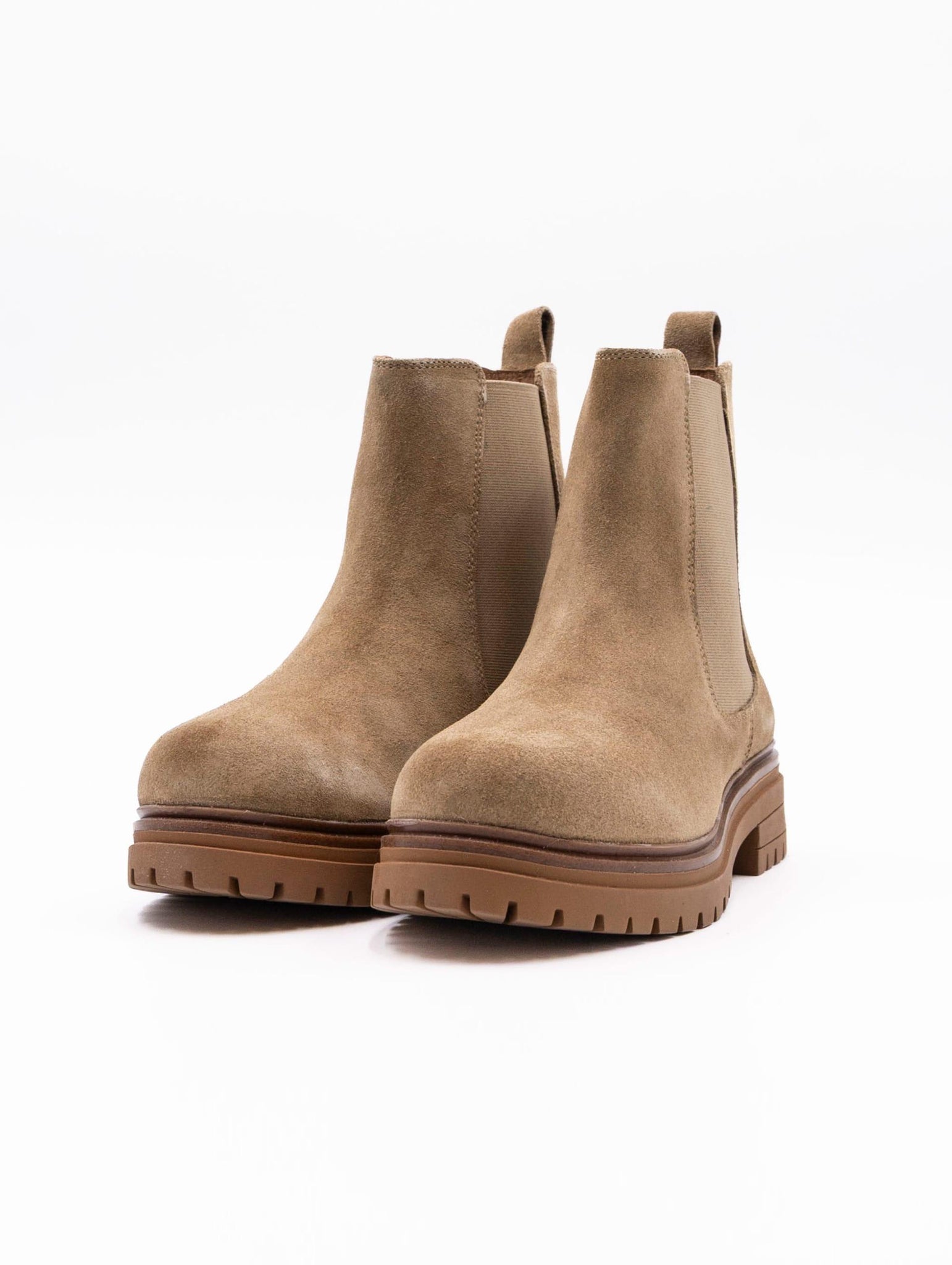 Beatles Indira Emanuelle Vee in Suede Beige 452M-808-13-ZQBEIGE Emanuelle Vee