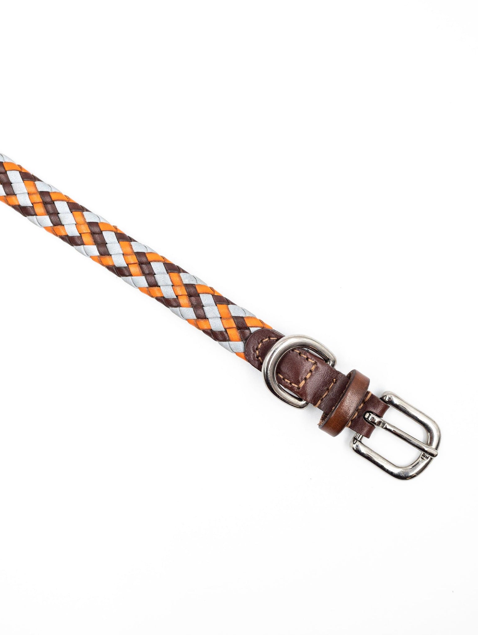 Collare Athison Piccolo in Pelle e Cuoio Arancione COLLARE PICCOLOARANCIO Athison