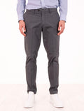 Pantalone Four Stroke by Devore in Cotone e Seta Grigio