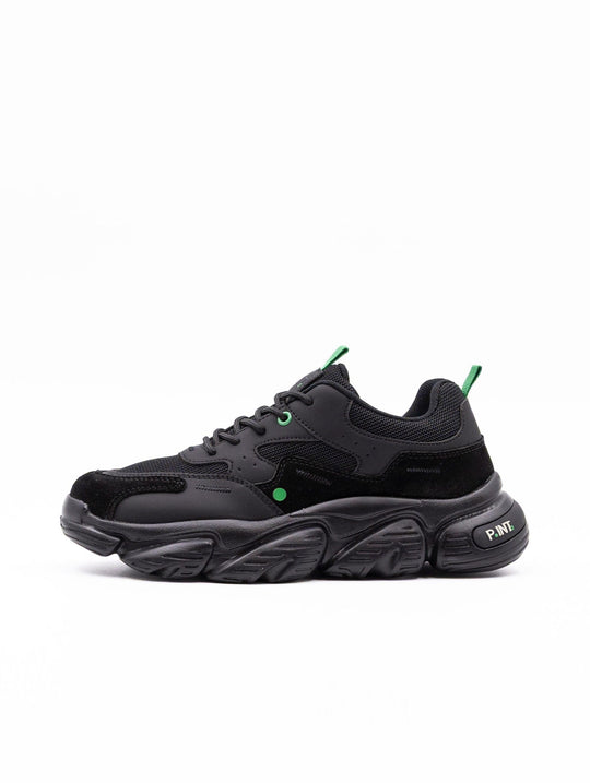 Sneaker Big Bang Point3 in Pelle e Tessuto Nera