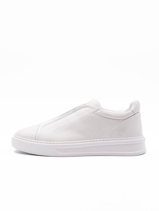 Sneaker Fabi in Pelle Bianca