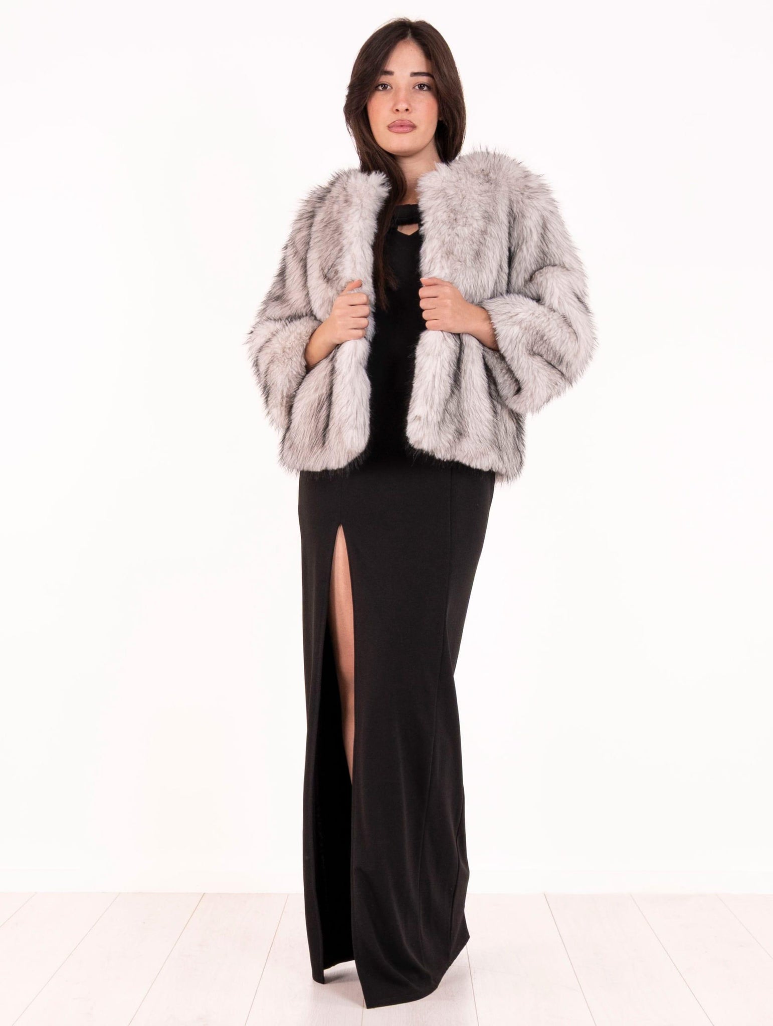 Eco Pelliccia Leon e Loulou Bianca L710ZIBE00050 Leon & Loulou