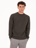 Girocollo Zanieri in Lana Cashmere Grigio Scuro