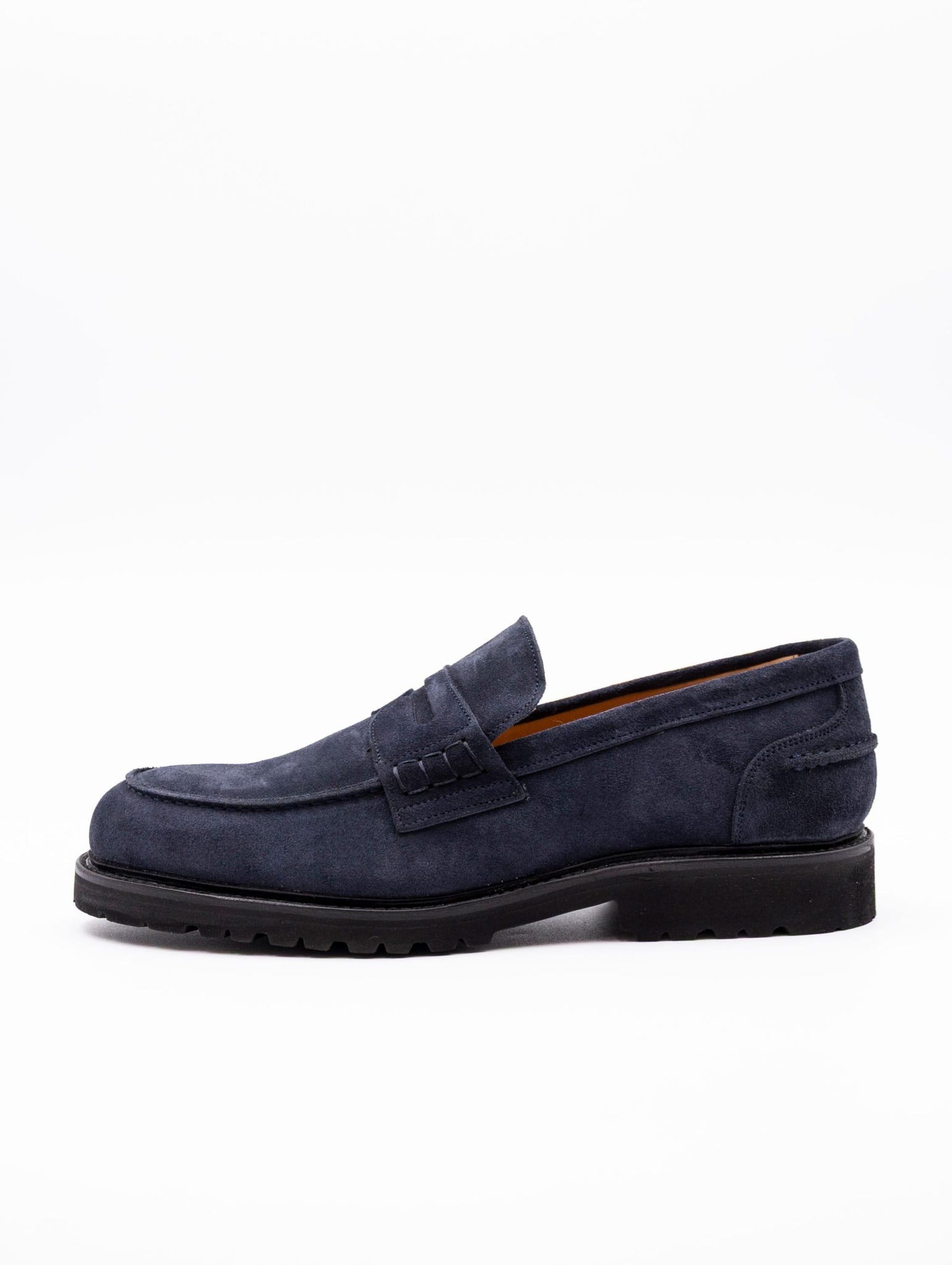 Mocassino Berwick 1707 in Suede Blu 5633HO768GORAINBLEU Berwick 1707