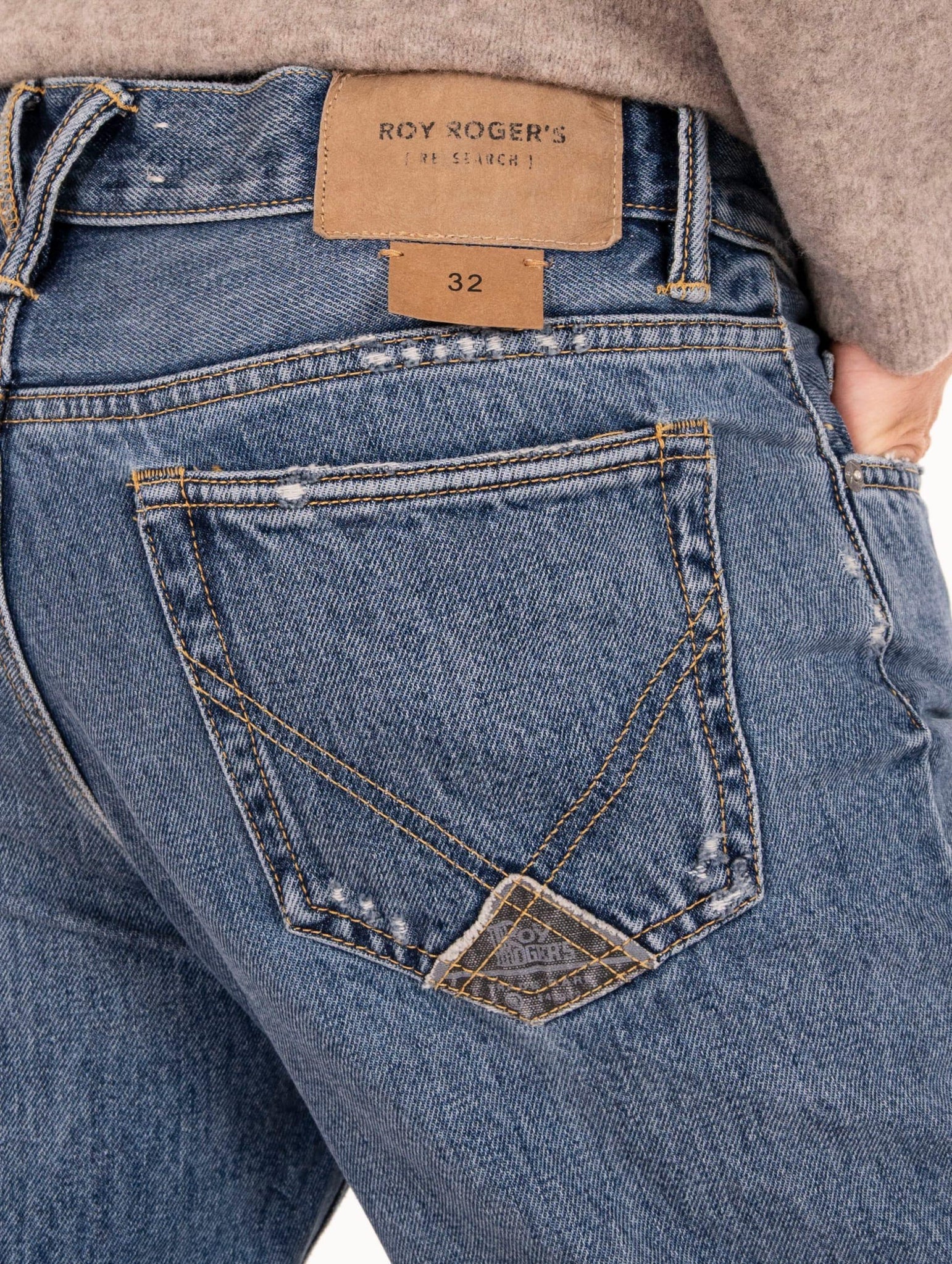 Jeans Roy Roger's Re-Search Davis Denim Chiaro RSC002D7173082C0999 Roy Roger's