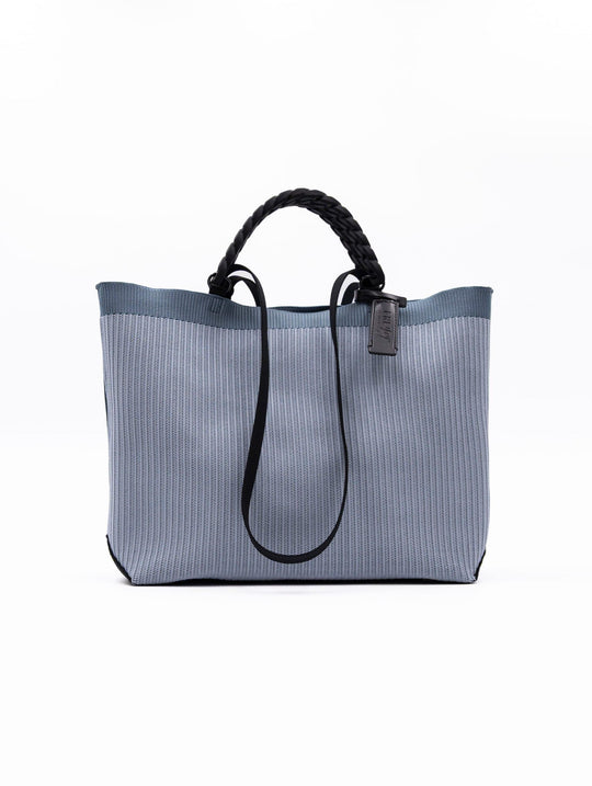 Borsa Fri-Yay in Maglia Indigo e Nero