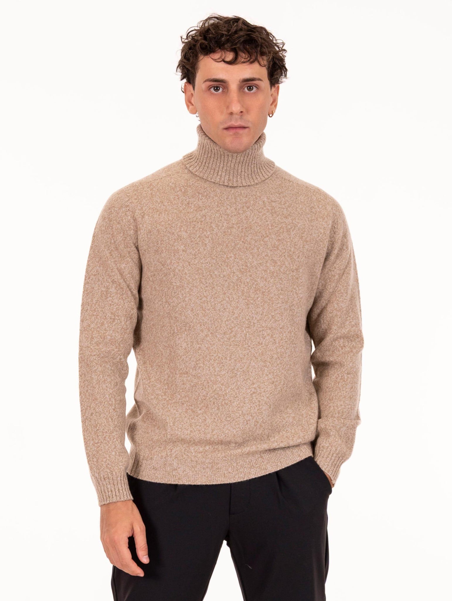 Dolce Vita Zanieri in Lana Cashmere Sabbia Melange CG-DVU-350152569 Zanieri