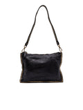 Borsa Eva Campomaggi con Borchie in Pelle Nera