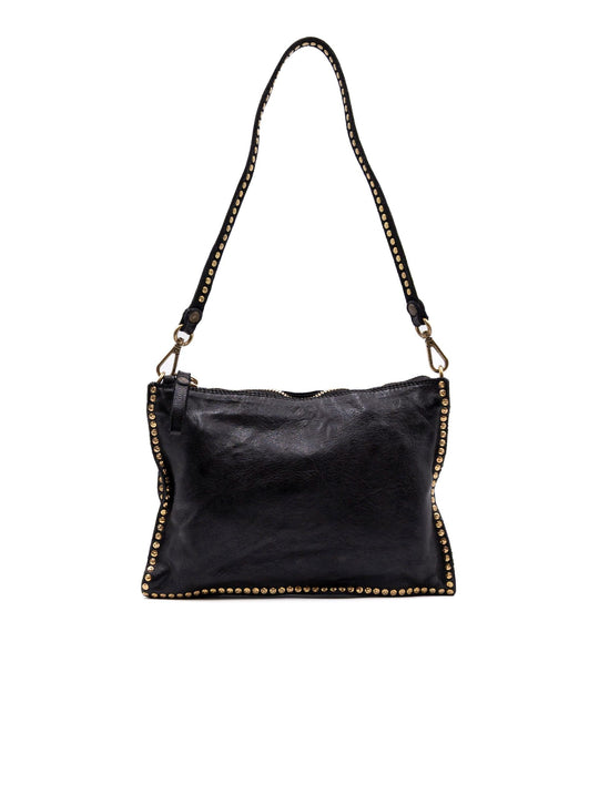 Eva Campomaggi Bag with Studs in Black Leather
