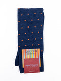 Marcoliani Milano Socken Full Color aus navyblauer Pima-Baumwolle