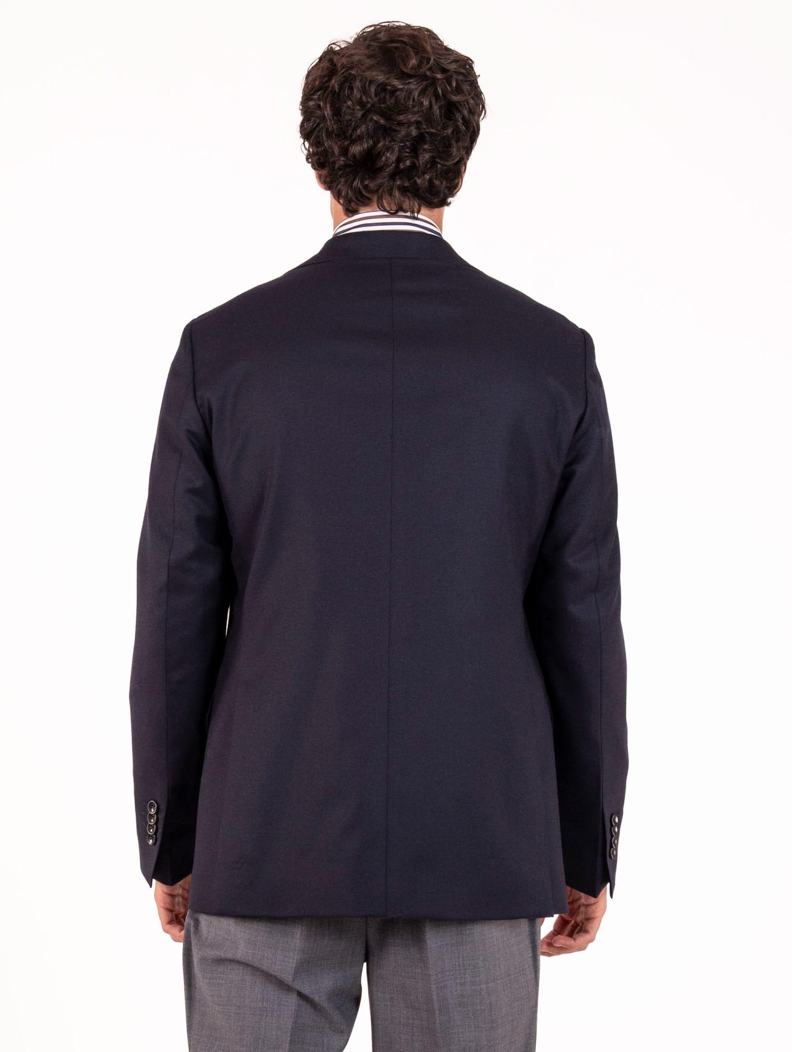 Giacca Sartoriale Four Stroke Tessuto Loro Piana Australis Super 150's Merinos Blu Notte ATENE3/12702458 Four Stroke