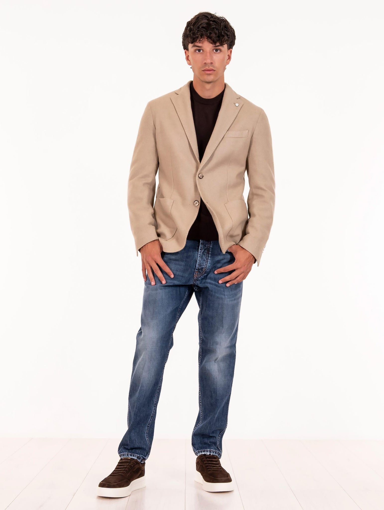 Giacca L.B.M. 1911 in Lana Vergine Sabbia 28875550705 L.B.M. 1911