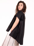 T-shirt Meimeij in Cotone Nera