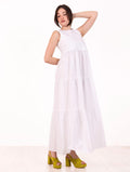 Abito White Wise in Cotone Bianco