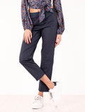 Pantalone Alpha Studio in Cotone Tecnico Blu Notte