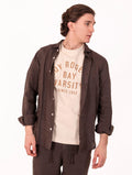 Camicia Roy Roger's Pierce in Lino Testa di Moro