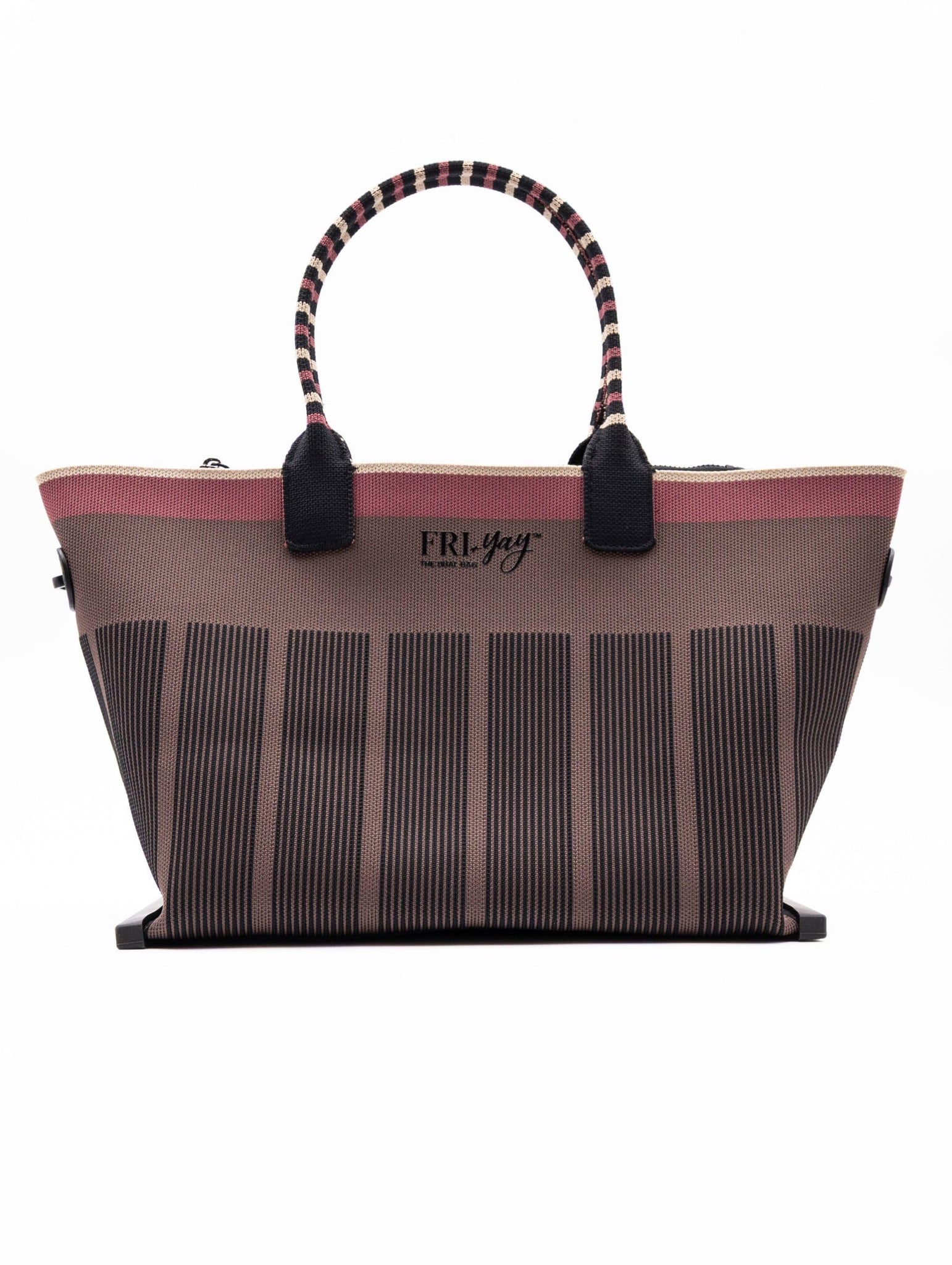 Borsa Marta Fri-yay in Maglia Marrone e Ciliegia FM_1206RIPS Fri-Yay