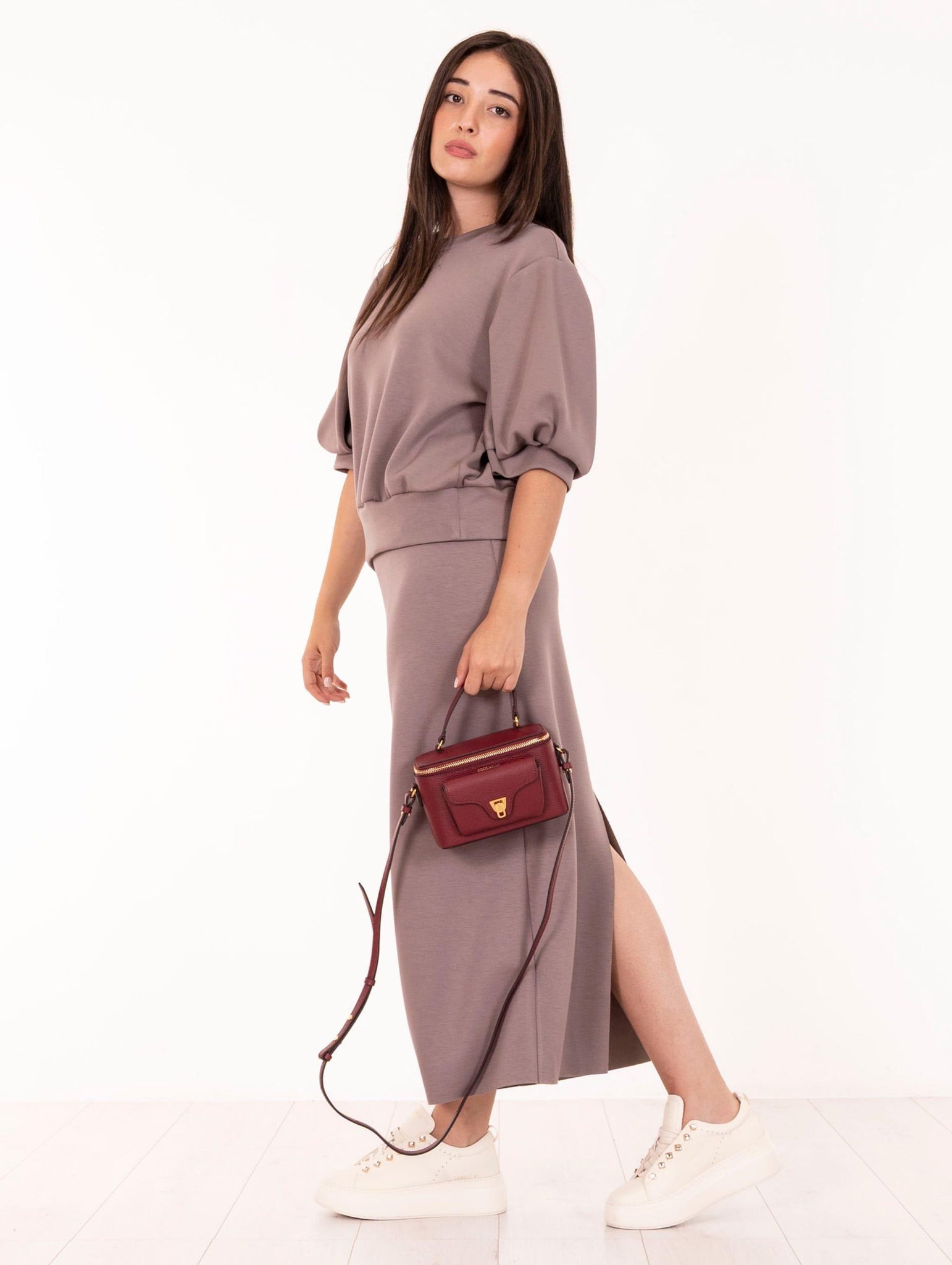 Minibag  Coccinelle in Pelle Martellata Ribes E5TFK550101R52 Coccinelle