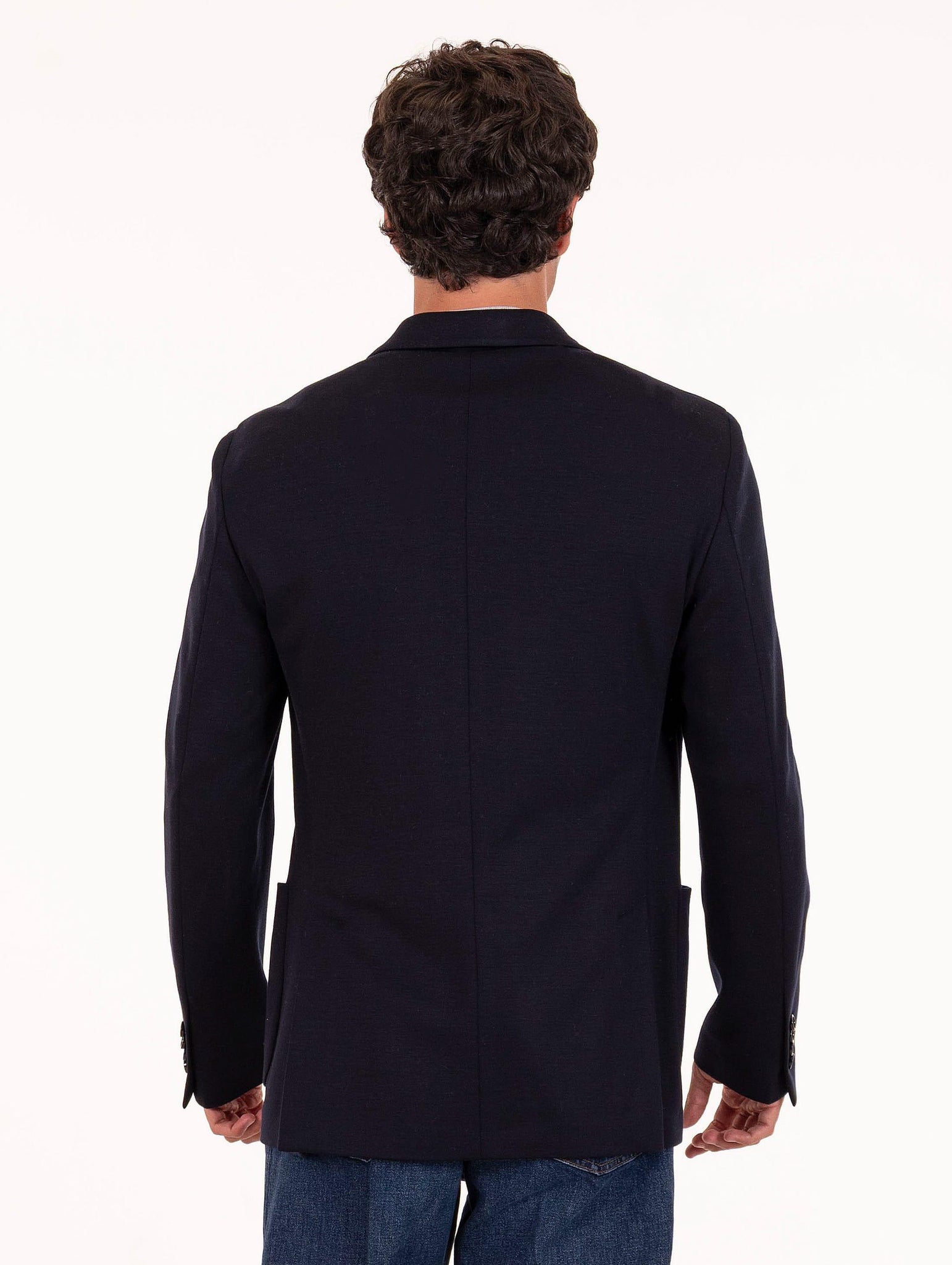 Giacca Lardini in Lyocell e Viscosa Blu CN949E11850 Lardini