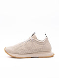 Fabi Crochet Ecru Sneakers