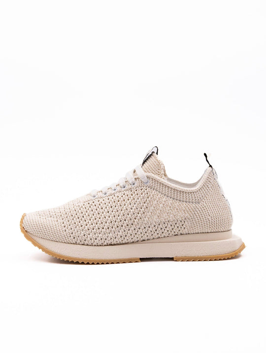 Fabi Crochet Ecru Sneakers