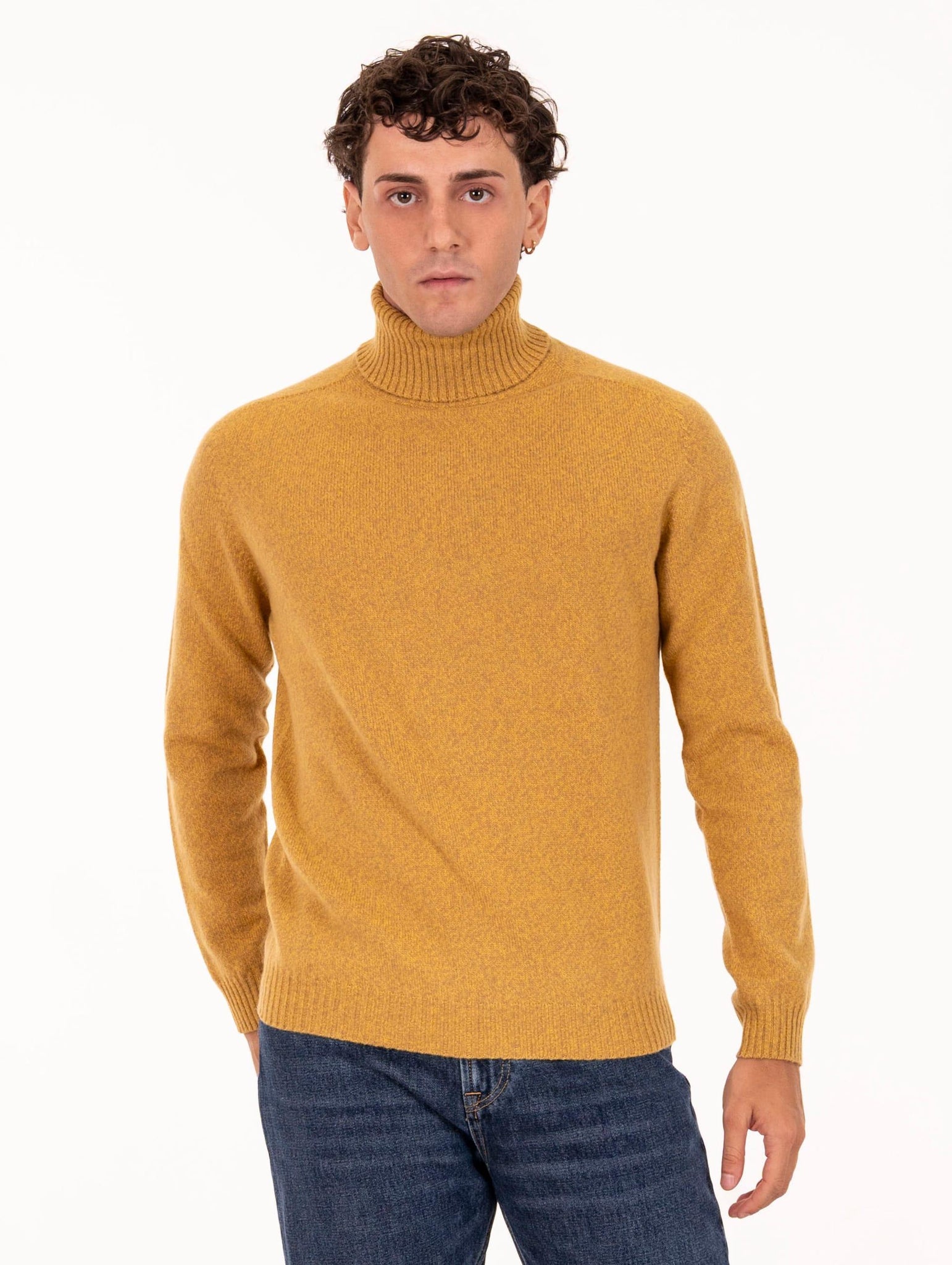 Dolce Vita Zanieri in Lana Cashmere Ocra Melange CG-DVU-350152560 Zanieri